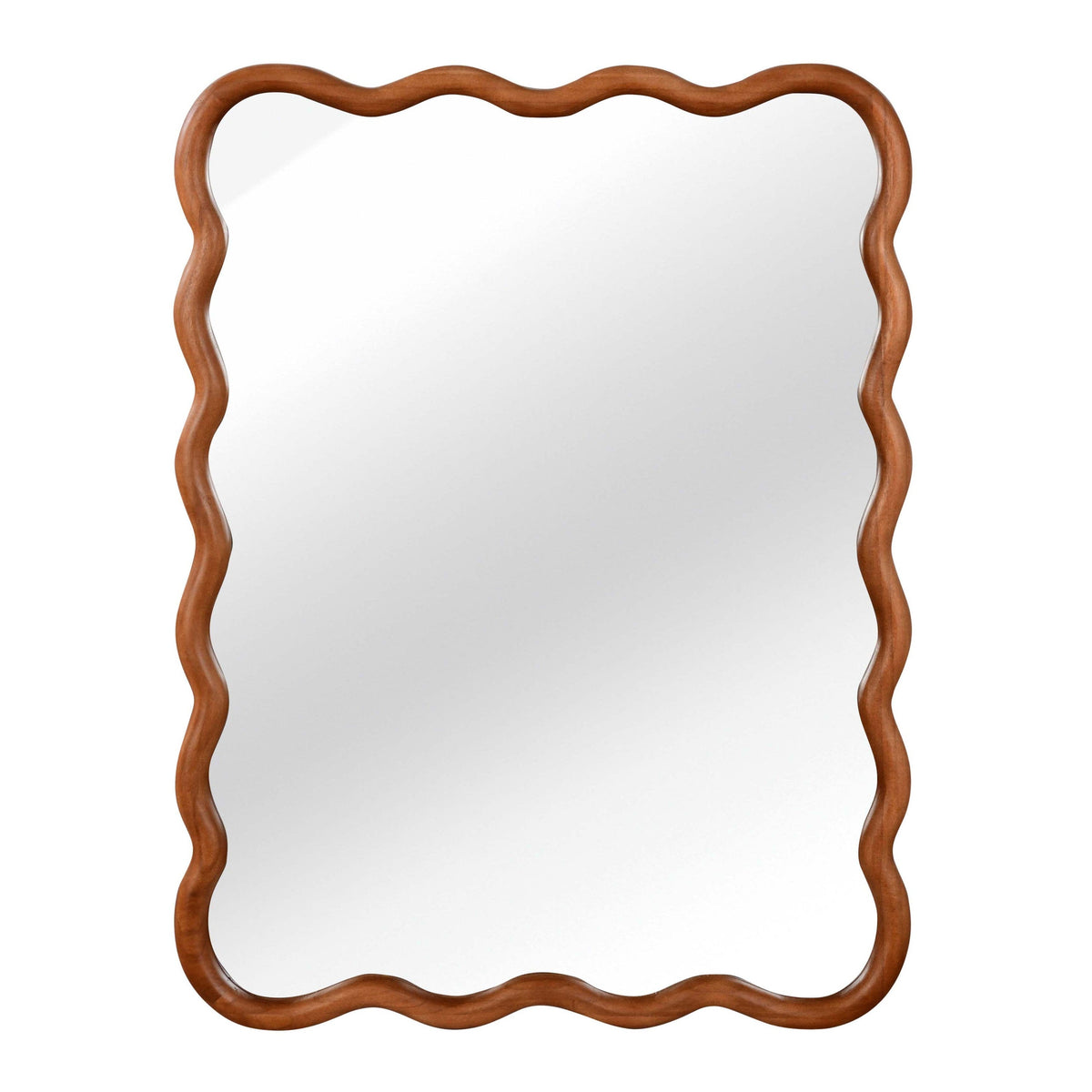 Bathroom mirror in a humid vanity area with ventilation considerations