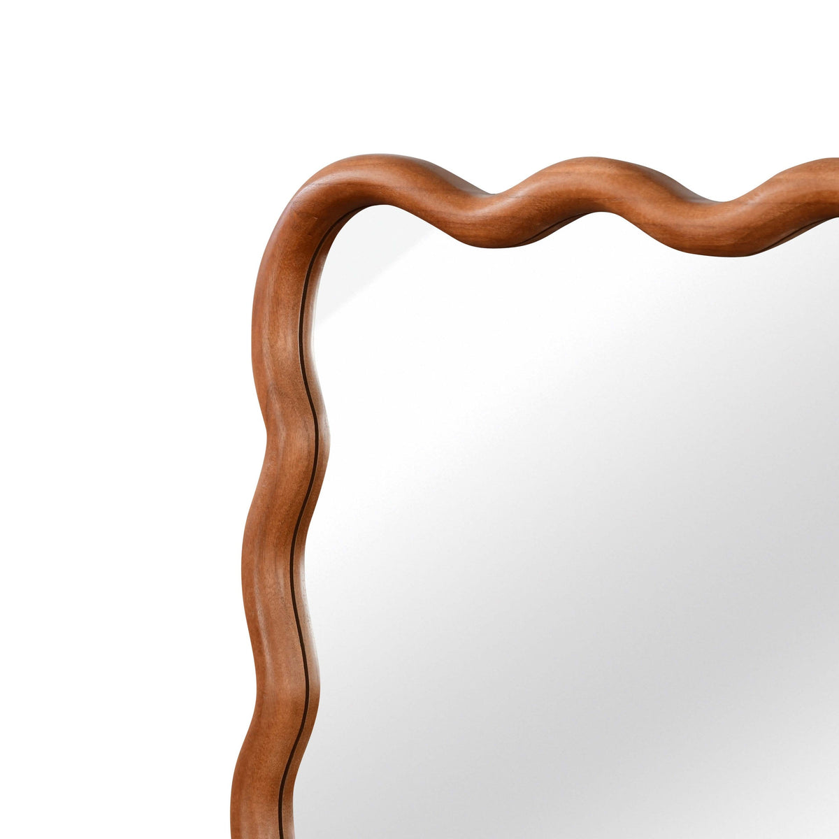 Bathroom mirror shape comparison for curved and rectangular vanity layouts